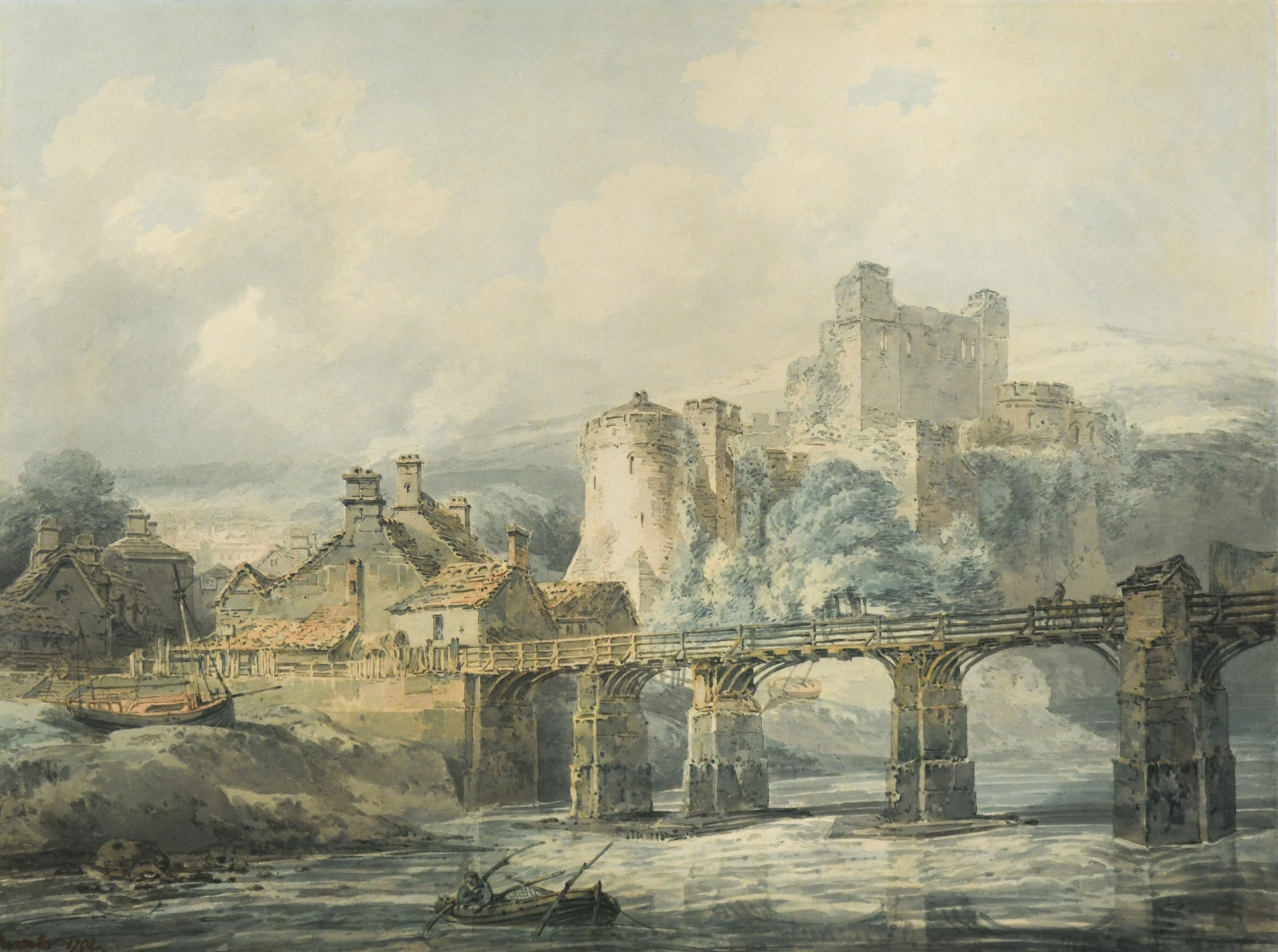 A Recently Rediscovered Watercolour By JMW Turner To Go To Auction At   1432 Banner 